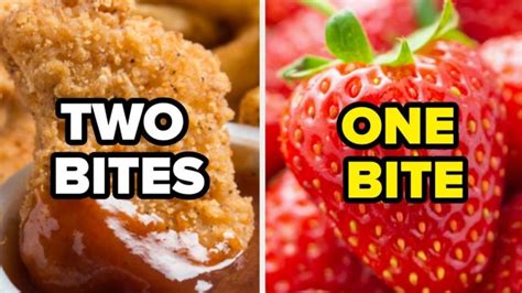 One Bite Or Two Bites Food Quiz Breaking News