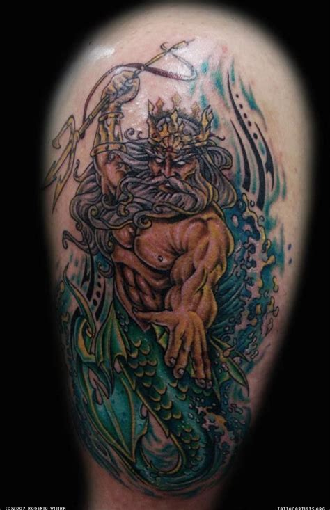 All posters print and ship within 24 hours (weekends. king neptune tattoo - Google Search | Tattoos, Shellback ...