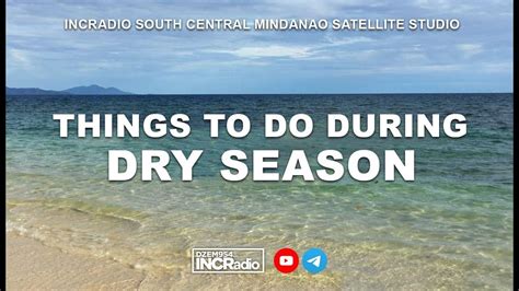 Things To Do During Dry Season YouTube