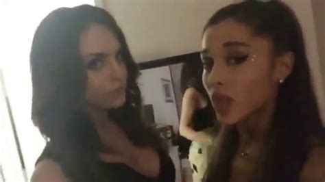 Ariana Grande Elizabeth Gillies Lesbian Kiss Video Accidentally