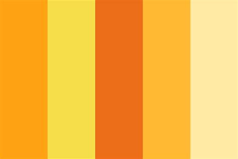 Orange Aesthetic Color Palette