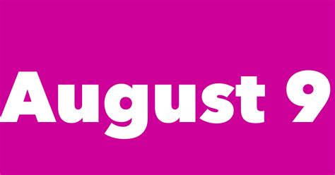 He has been married to karen martínez since august 6, 2004. August 9 Famous Birthdays - #1 Person in History Born This Day