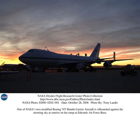 Nasa Dryden Shuttle Carrier Aircraft Sca Photo Collection