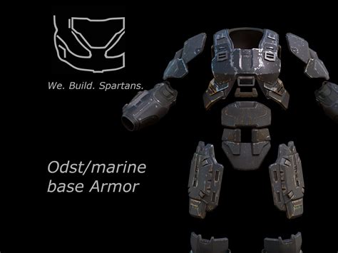 Odst Marine Armor 3d Print Files Etsy Uk