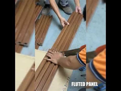 What is the difference between plywood and melamine mdf? Fluted wall panel installation - YouTube | Wall panel ...