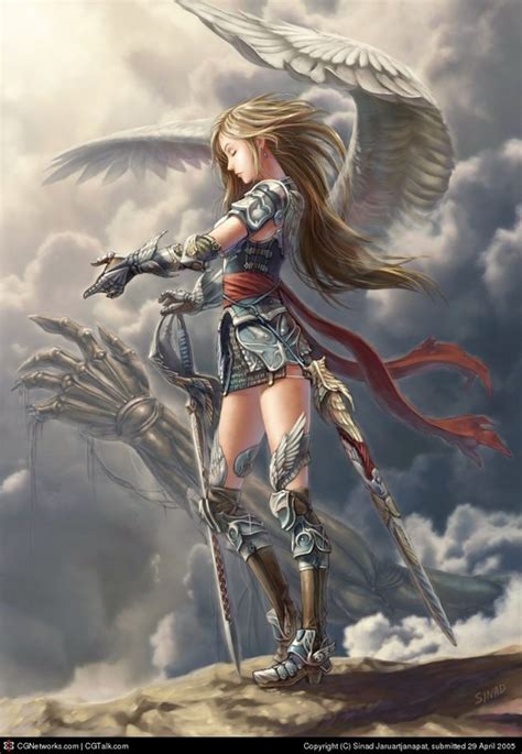 Angel Female Warrior Zerochan Anime Image Board