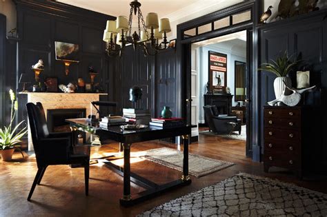 Elegant Dark Interior Design In The 20s Style Digsdigs
