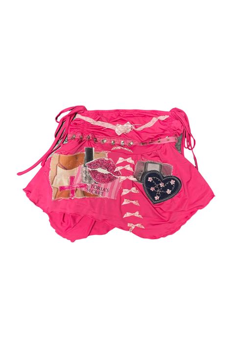 victorias secret pink bow mini skirt shopperboard