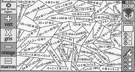 50 dessins ou images de coloriage magique pour enfants à colorier. Coloriage204: coloriage magique division cm1