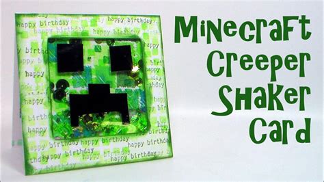 Inactive slides are hidden for all users and use of either the numbered slide links or the next. DIY Minecraft Inspired Shaker Birthday Card - YouTube