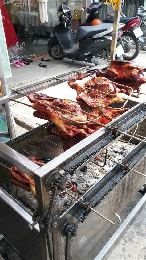 How many photos are in decorative iron grill gate? BBQ in countryside in Vietnam