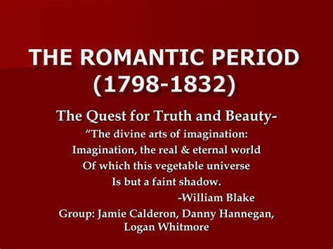 Ppt The Romantic Period 1798 1832 Powerpoint Presentation Free