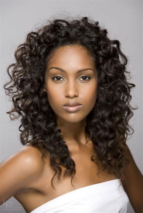 Black Natural Curly Hairstyles For Medium Length Hairs
