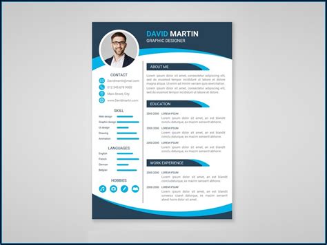 Curriculum Vitae Template Free Download Psd Template Resume Examples G Brqvpr