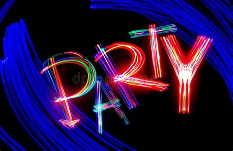 Neon Glow Party Background