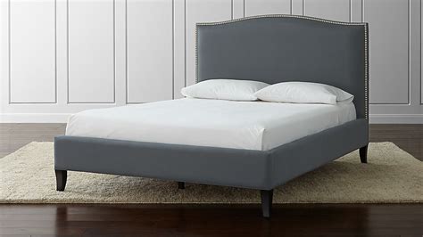 colette queen upholstered bed  reviews crate
