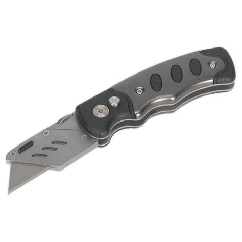 Sealey Pk30 Pocket Knife Locking With Quick Change Blade Rapid Online