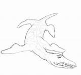 Liopleurodon Coloring Pages sketch template