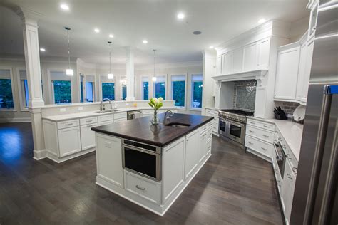 All White Custom Kitchen Features Bright Modern Decor By Markraft