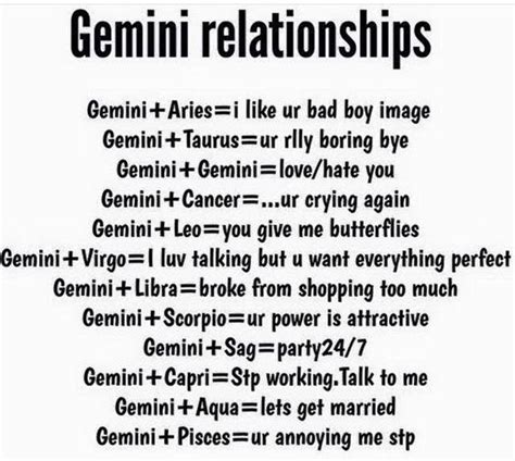 Gemini Relationships Horoscope Gemini Gemini Astrology Gemini