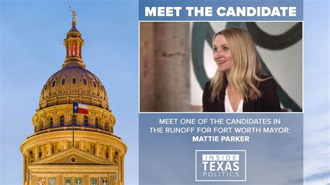 Meet One Of The Candidates In The Runoff For Fort Worth Mayor Mattie Parker Youtube