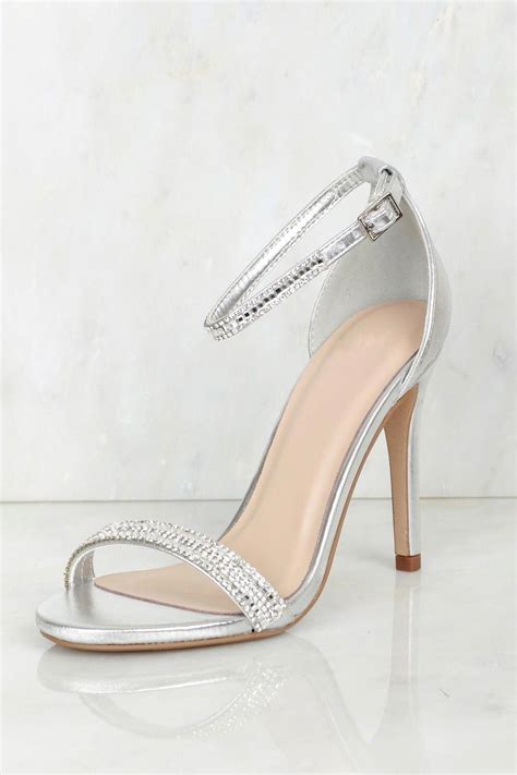 pin by sampsonemil on weding shoes silver strappy heels heels silver heels