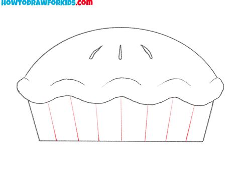 How To Draw A Pie Easy Drawing Tutorial For Kids