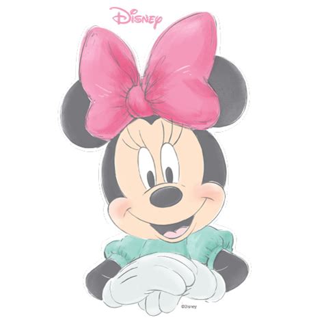 Happy Minnie Mouse Disney Μίκυ Μίνι και η παρέα τους Αυτοκόλλητα