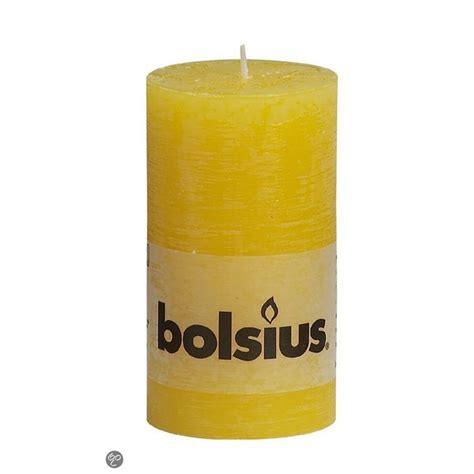 Rustic Yellow Candle 13068 Mm Gardenclick