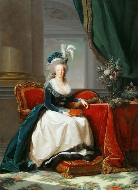Queen Marie Antoinette Lisabeth Louise Vig E Le Brun
