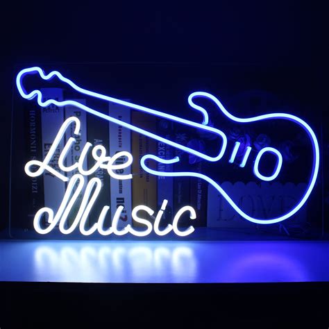 Neon Live Music Sign Artofit