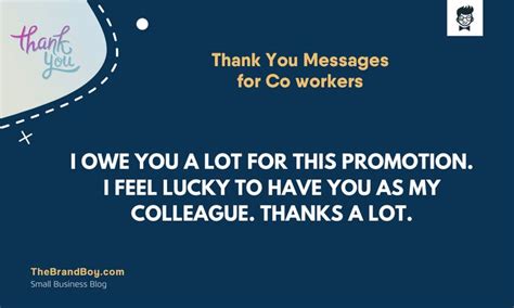 Best Thank You Messages For Co Workers Thebrandboy In Best