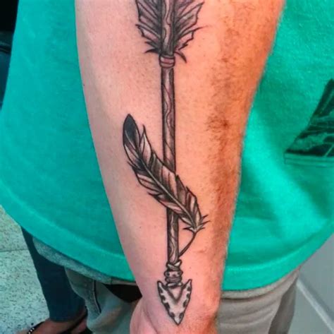 Pin By Tattoo Stylist Custom Tattoo On Arrows In Native American Tattoos American