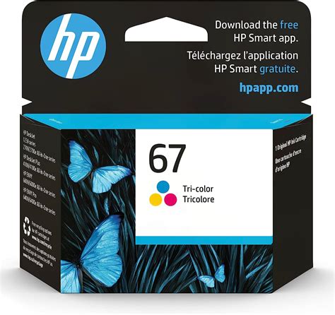 Hp 67 Ink Cartridge Tri Color Works With Hp Envy 6000 Series Hp
