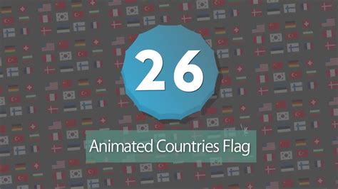 Countries Animated Flags Pack Motion Graphics Templates Motion Array