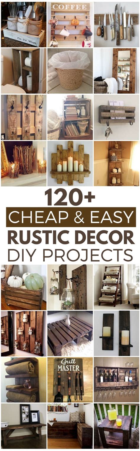 Cheap And Easy Rustic Diy Home Decor Ideas Diy Rustic Decor Diy