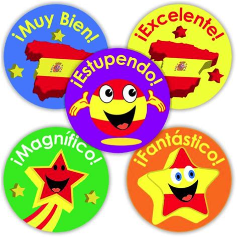 Spanish Reward Stickers Little Linguist