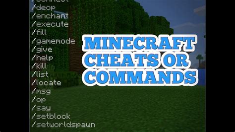 Minecraft Cheats Or Commands Cộng Đồng