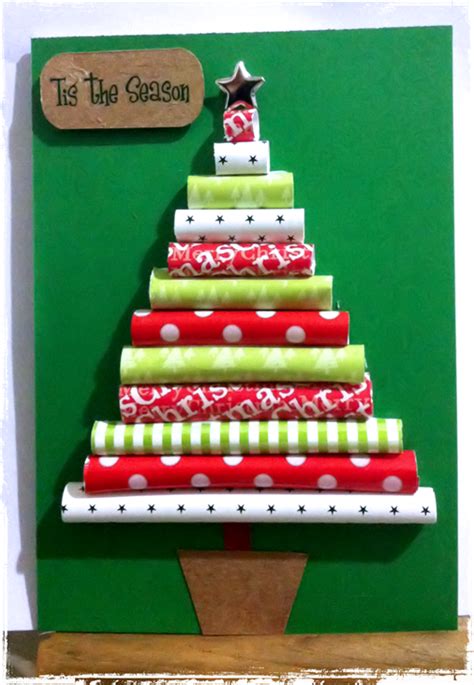 Rolled Paper Tree Cards What A Great Way To Use Up All Those Little
