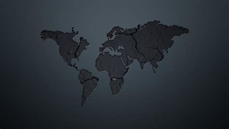 Minimalistic World Map By Schub3rt On Deviantart