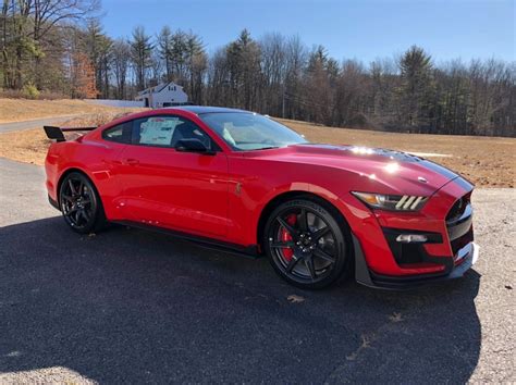 Race Red 2020 Shelby Gt500 With Delivery Miles Is Rowdier Than Ronda