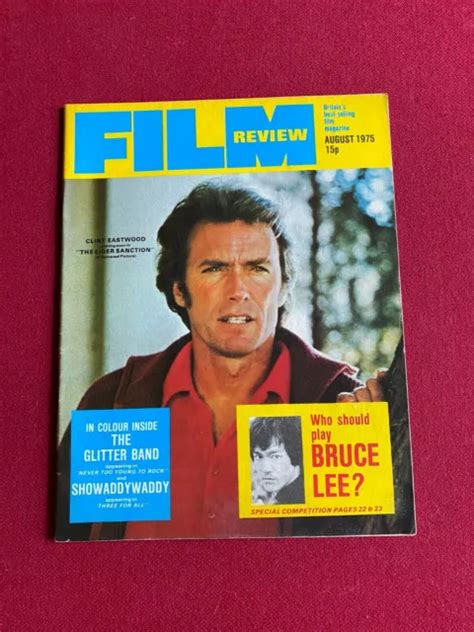 1975 Clint Eastwood Film Review Magazine No Label Scarce