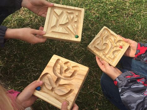 Handheld Wooden Marble Mazes By Fromjennifer On Etsy