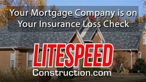 When you make a home insurance claim, you may receive claim checks and payments in different stages. Your Mortgage Company is on Your Insurance Loss Check - YouTube