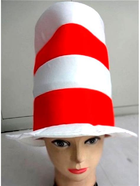 Dr Seuss Cat In The Hat Top Hat Fancy Dress Accessories From
