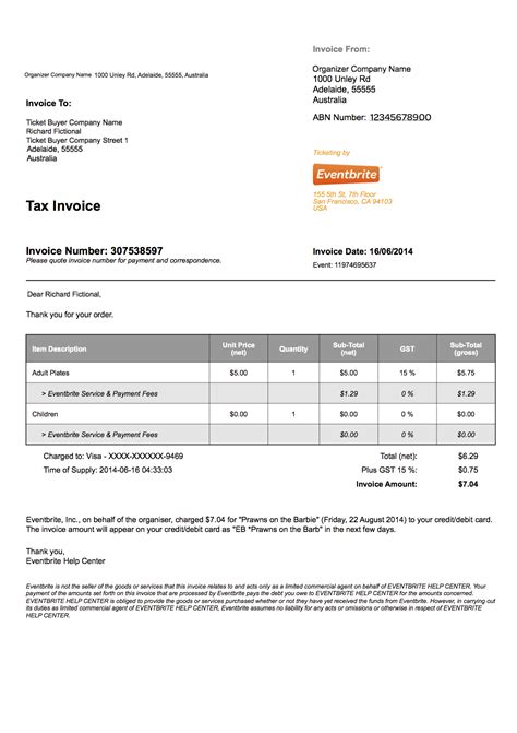 Microsoft excel invoice template invoice discount taxable microsoft. How to get a tax invoice for your order | Eventbrite Help ...