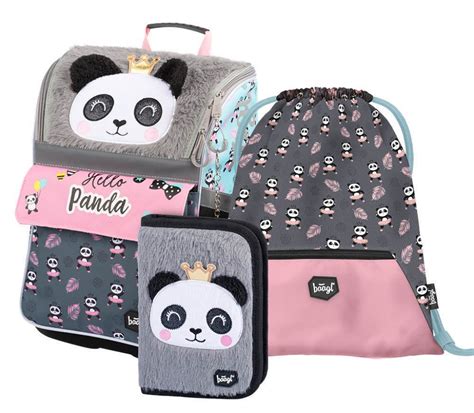 baagl set 3 zippy panda aktovka penál sáček exasoft cz