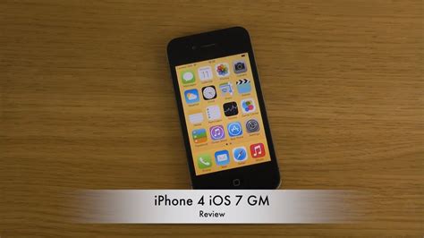 Iphone 4 Ios 7 Gm Review Youtube
