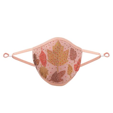 fall mask nude big leaf design