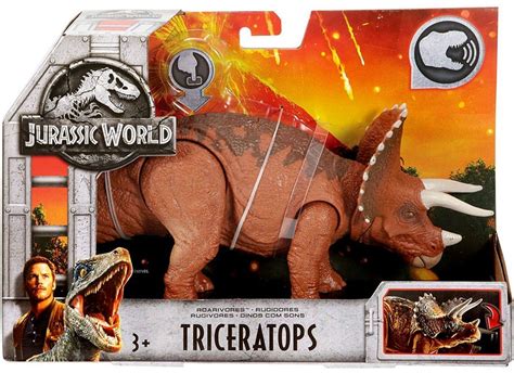 Jurassic World Fallen Kingdom Roarivores Triceratops Action Figure